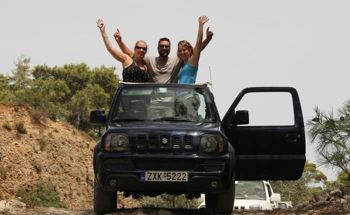 rhodes island jeep safari