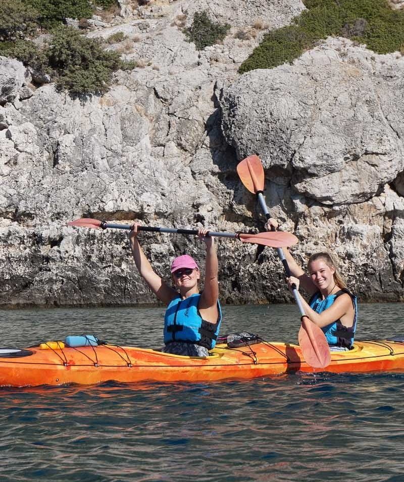 rhodes sea kayaking