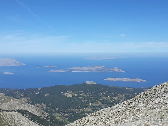 view from attavyros mountain
