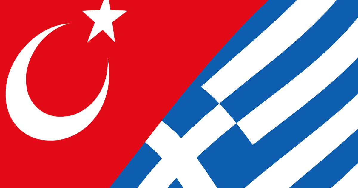 greek and turkish flags