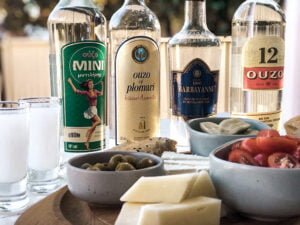ouzo bottles is one of the best souvenirs you can buy in Greece