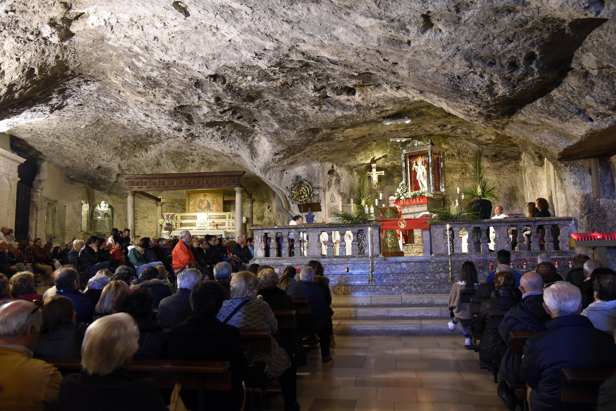 interior of San Michele Monte Sant Angelo