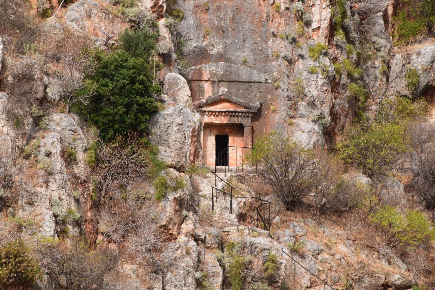 lycian tomb in kastellorizo