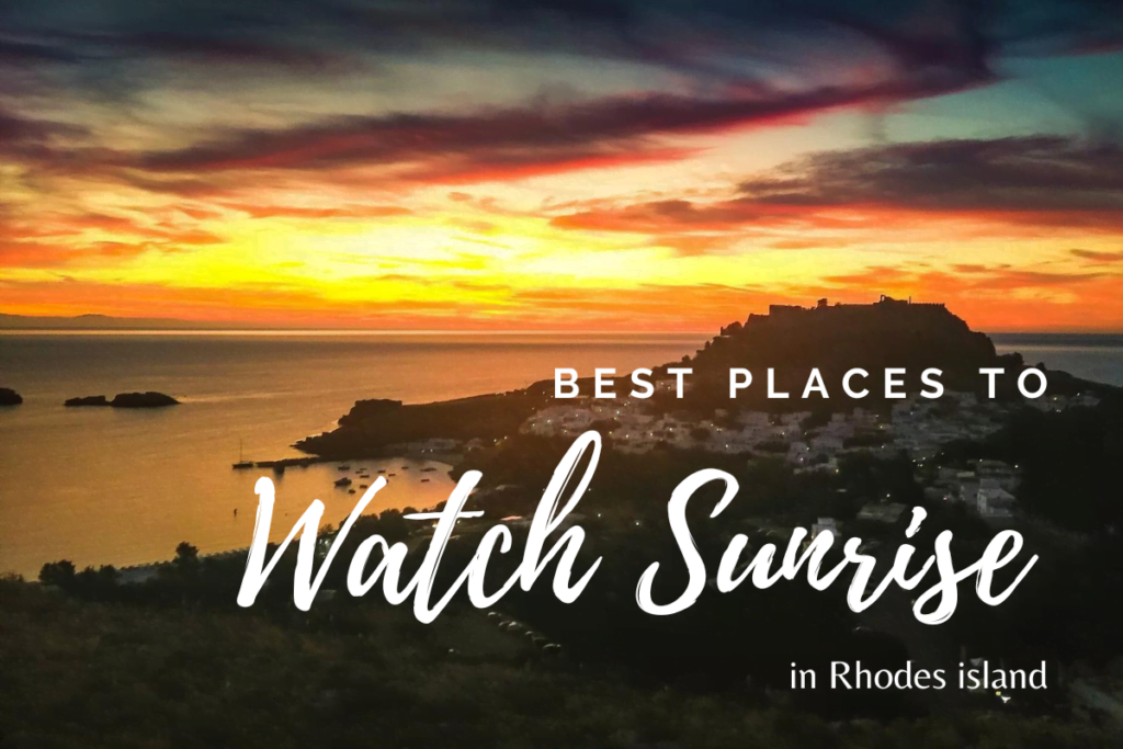best places to watch the sunrise in Rhodes