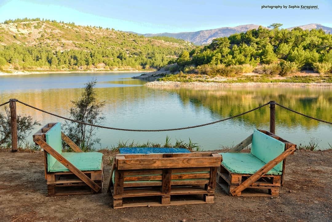 rhodescape park at apolakkia lake