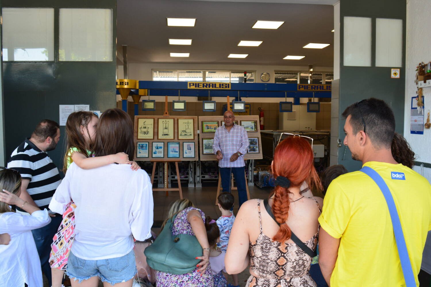 olive oil factory guidng in Rhodes