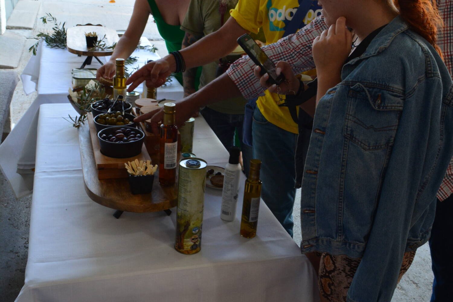 olives and olive oil tasting in Rhodes island