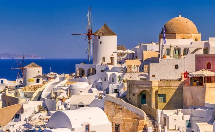 taxi boat from rhodes to santorini island