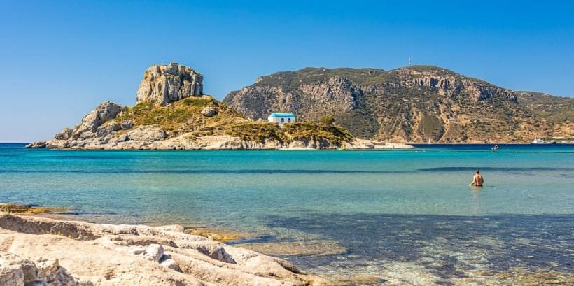 agios stefanos beach in kos island