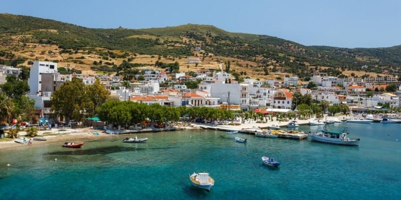 Marmari beach, one of the best beaches of Kos island